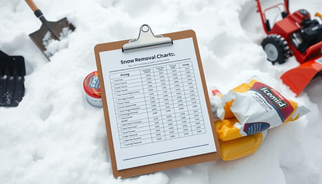 snow removal contract pricing